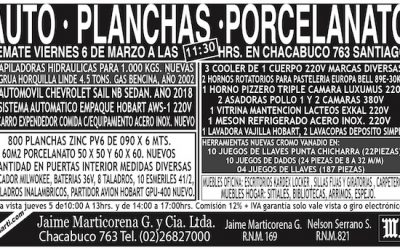 Remate viernes 6 de Marzo