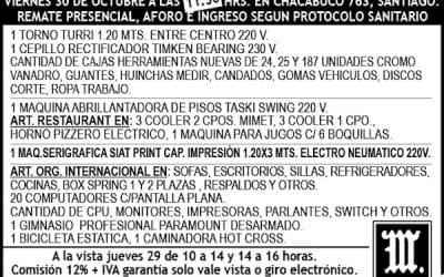 VIERNES 30 DE OCTUBRE A LAS 11:30 HRS