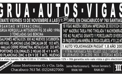 Remate Viernes 13 de Noviembre