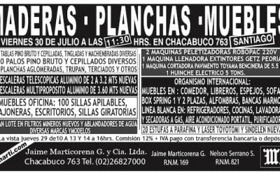 Viernes 30 de Julio Remate