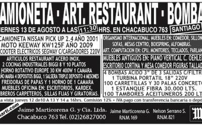 REMATE 13 DE AGOSTO