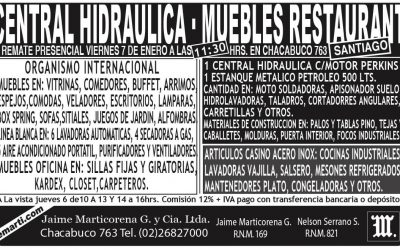 REMATE PRESENCIAL 7 DE ENERO