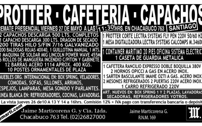 Remate Presencial 27 Mayo