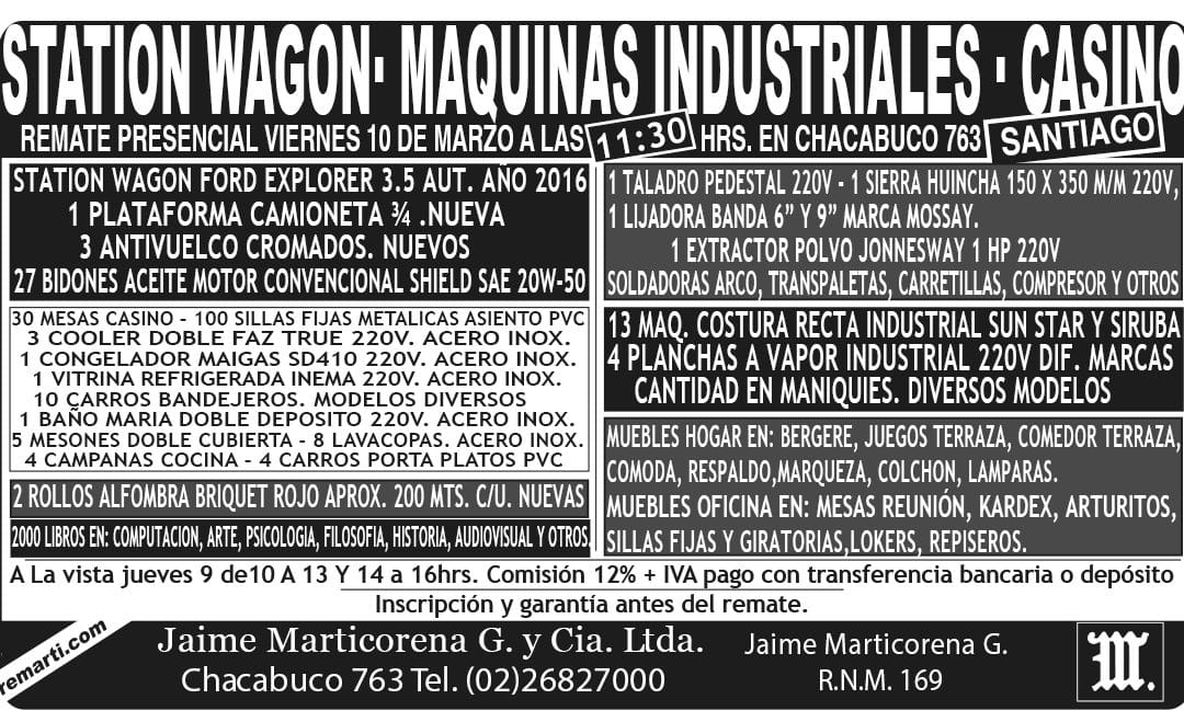 Remate 10 de Marzo