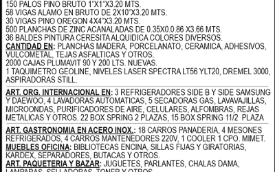 REMATE PRESENCIAL VIERNES 15 DE DICIEMBRE